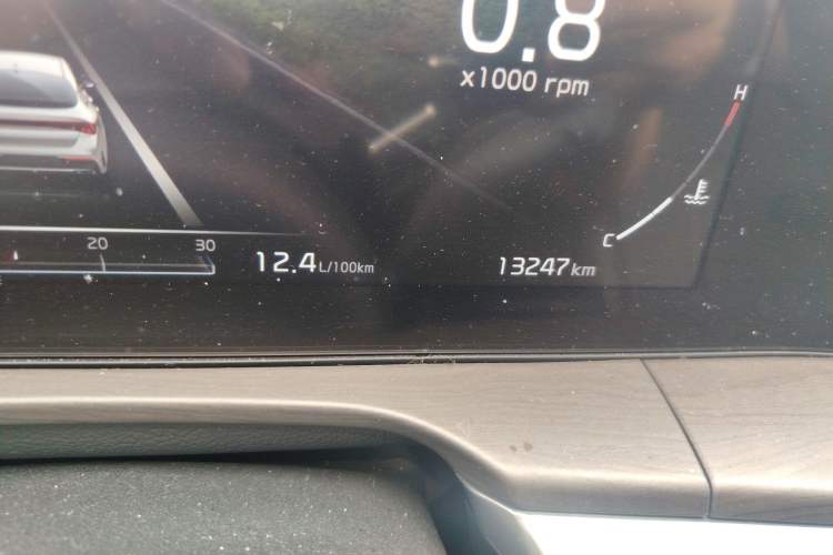 Used Kia K5 2021 380T GT-Line Flagship Edition Odometer Close Up