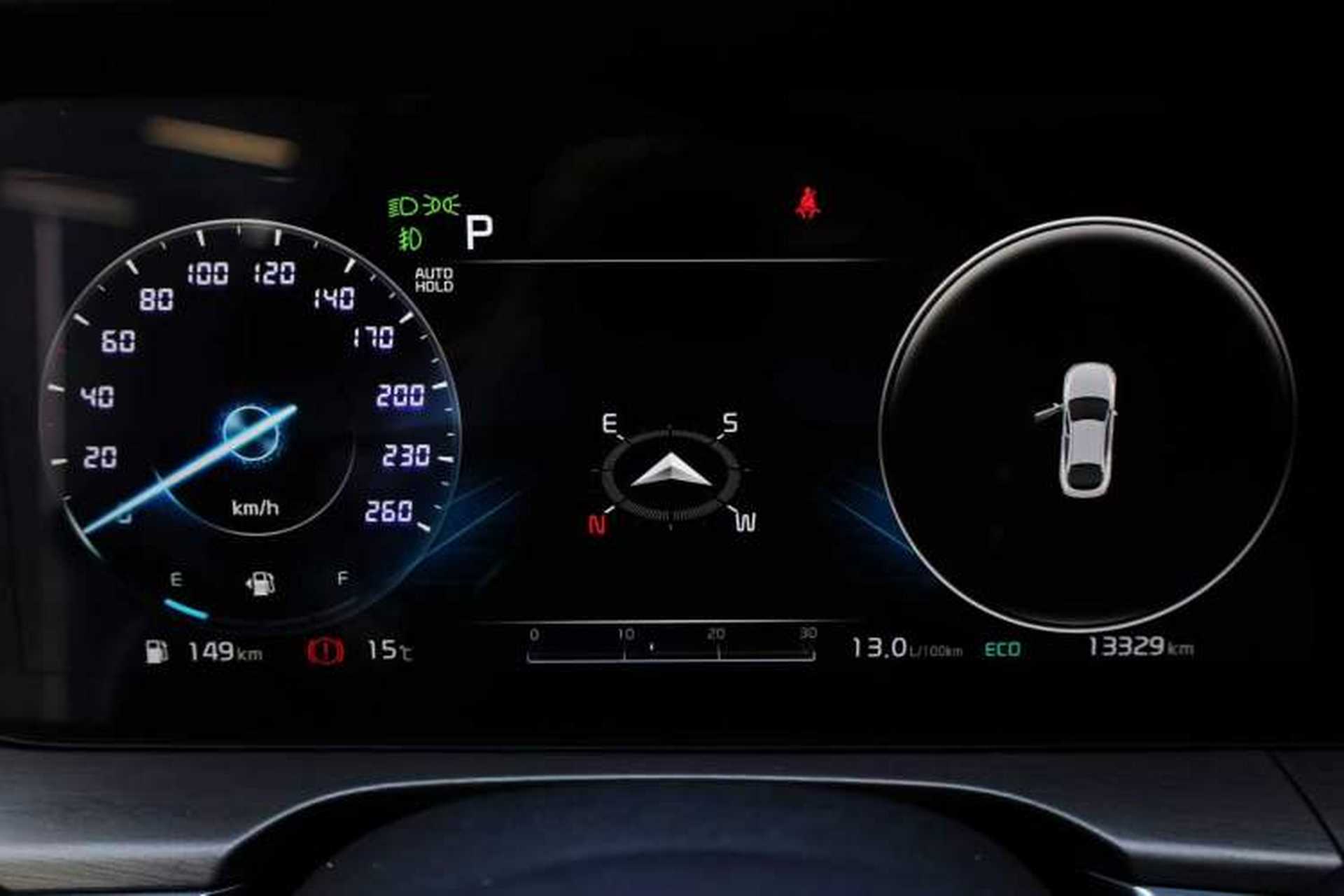 Used Kia K5 2021 380T GT-Line Flagship Edition Odometer Close Up