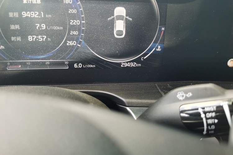 Used Kia K5 2021 270T CVVD Refreshed Edition Odometer Close Up