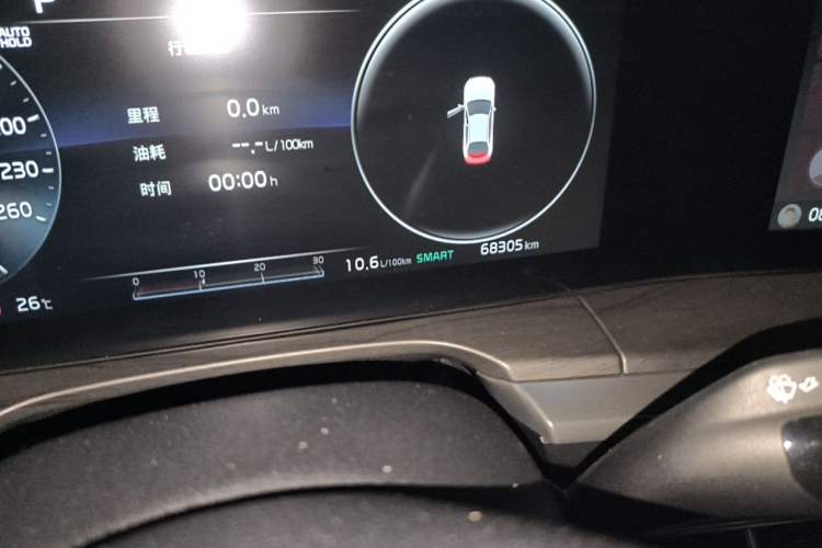 Used Kia K5 2021 380T GT-Line Flagship Edition Odometer Close Up