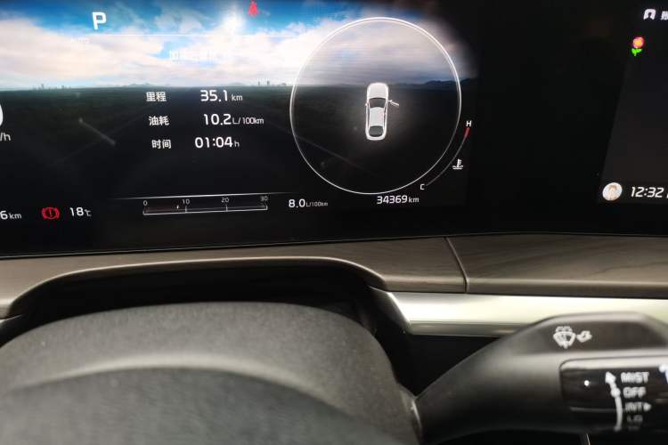 Used Kia K5 2021 270T CVVD Refreshed Edition Odometer Close Up
