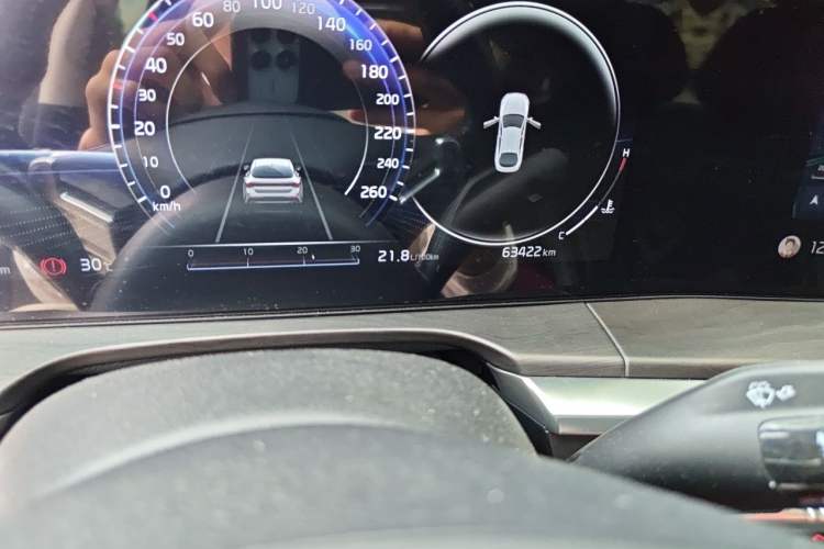 Used Kia K5 2021 380T GT-Line Flagship Edition Odometer Close Up