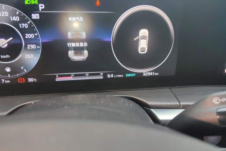 Used Kia K5 2021 380T GT-Line Flagship Edition Odometer Close Up