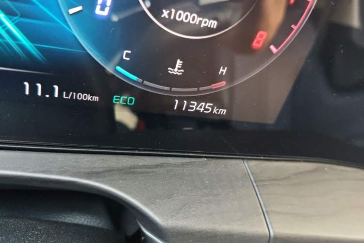 Used Kia K5 2021 380T GT-Line Flagship Edition Odometer Close Up