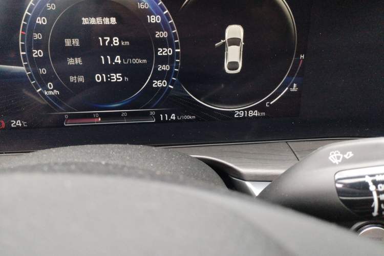 Used Kia K5 2021 270T CVVD Refreshed Edition Odometer Close Up