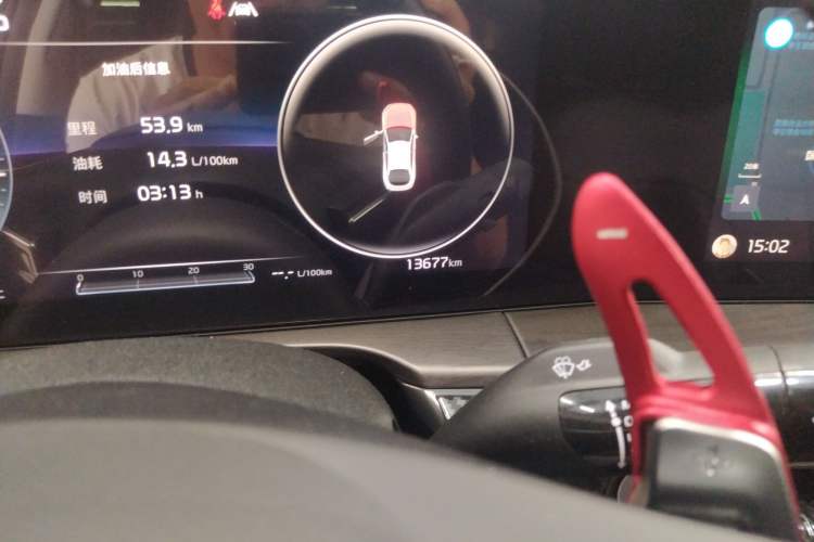 Used Kia K5 2021 380T GT-Line Refreshed Edition Odometer Close Up