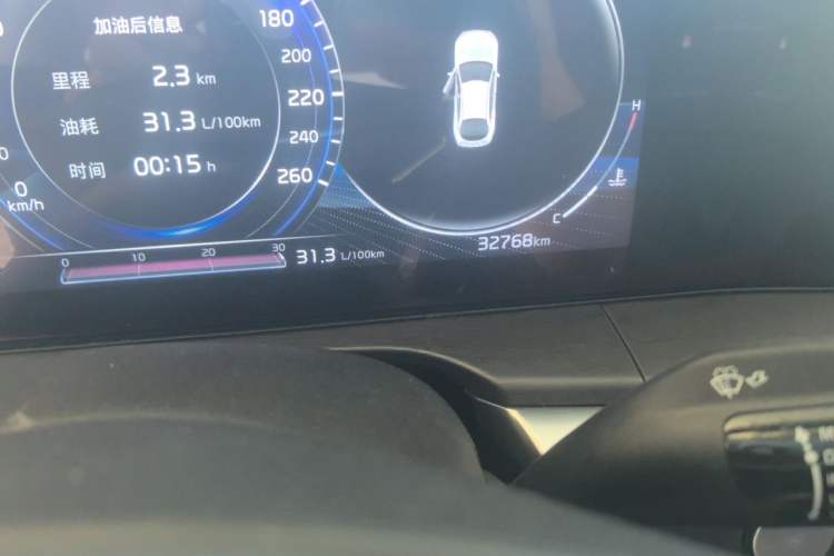 Used Kia K5 2021 380T GT-Line Flagship Edition Odometer Close Up