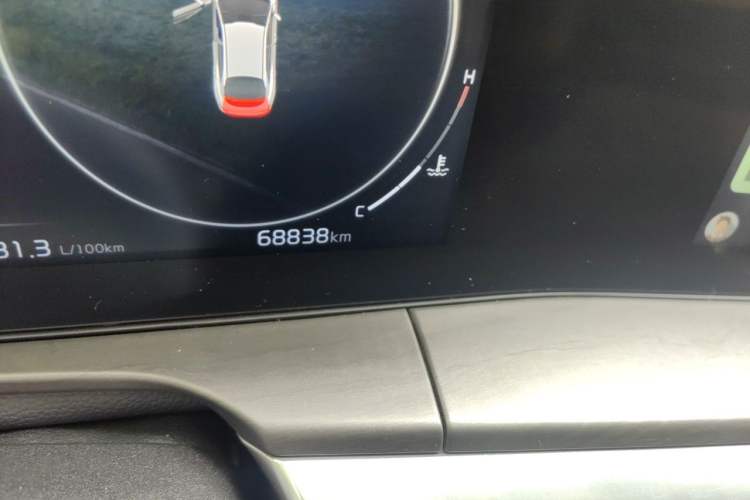 Used Kia K5 2021 380T GT-Line Refreshed Edition Odometer Close Up