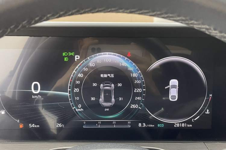Used Kia K5 2021 270T CVVD Refreshed Edition Odometer Close Up