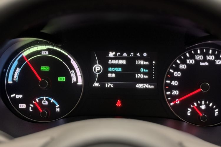 Used Kia K5 New Energy 2018 2.0L ZhiZun Edition Odometer Close Up