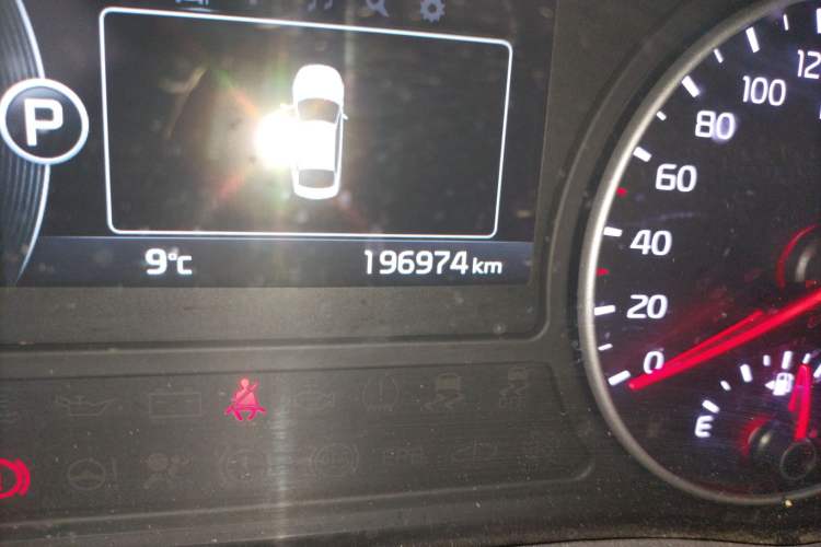 Used Kia K5 New Energy 2018 2.0L Smart Enjoyment Version Odometer Close Up