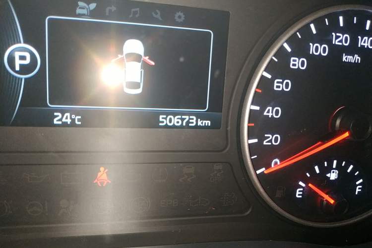 Used Kia K5 New Energy 2018 2.0L Smart Enjoyment Version Odometer Close Up