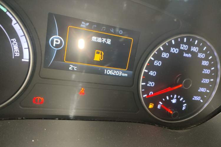 Used Kia K5 New Energy 2018 2.0L Smart Enjoyment Version Odometer Close Up