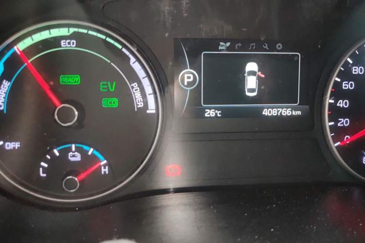 Used Kia K5 New Energy 2019 2.0L GLS Odometer Close Up