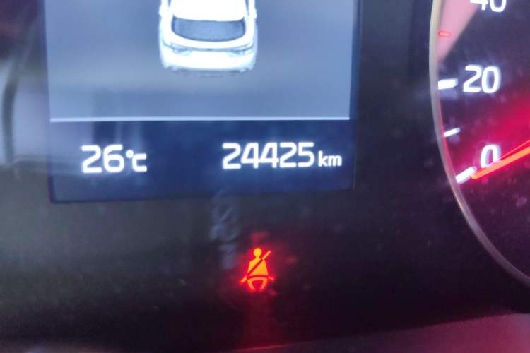 Used Kia KX Cross 2017 1.4L AT GLS Odometer Close Up