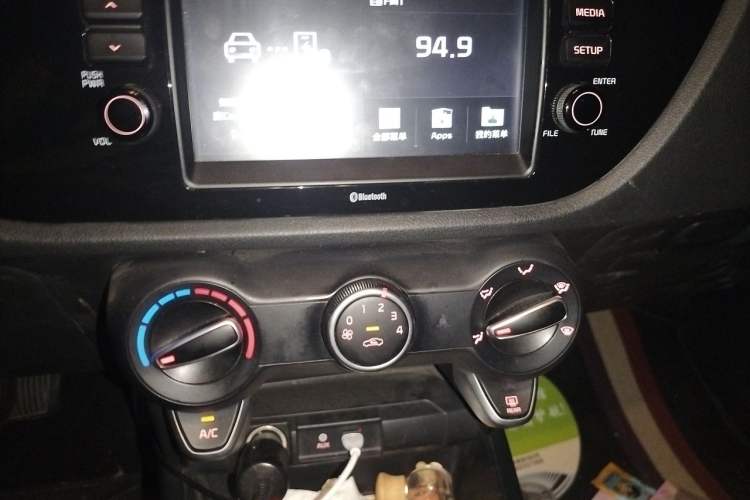 Used Kia KX Cross 2017 1.4L AT GLS Audio And AC Panel