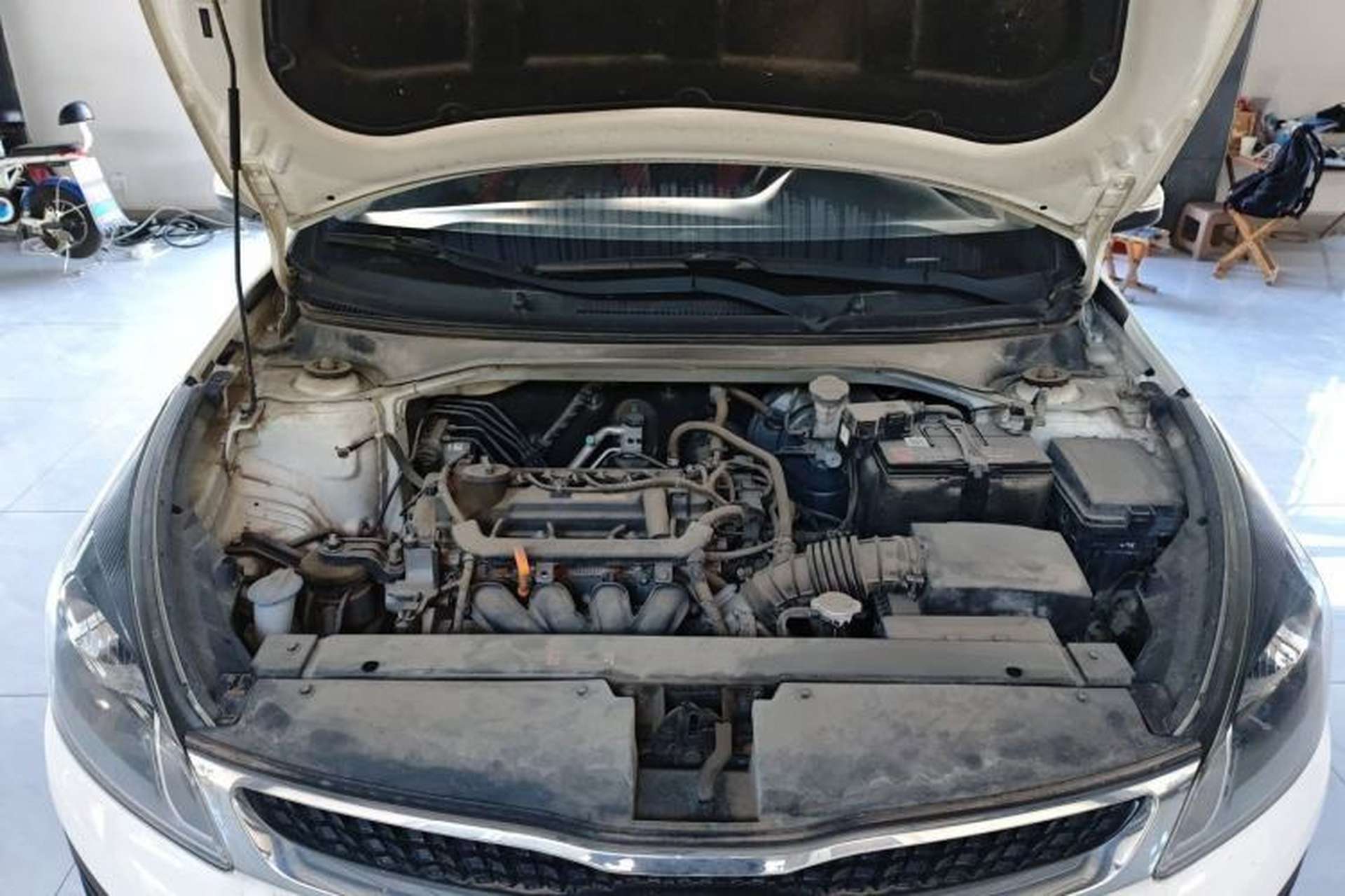 Used Kia KX Cross 2017 1.4L MT GLS Engine Bay