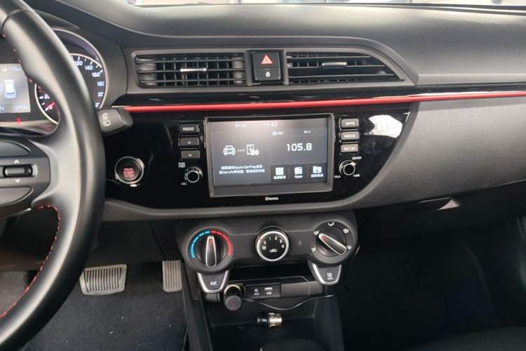 Used Kia KX Cross 2018 1.6L Automatic Dynamic Sunroof Version Audio And AC Panel