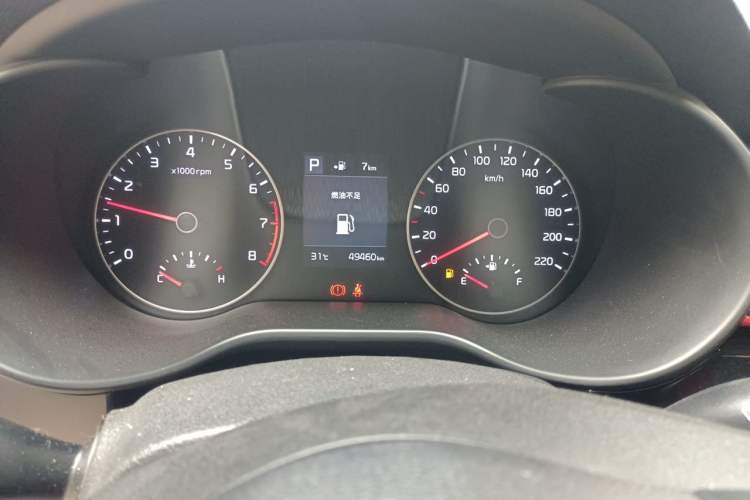 Used Kia KX Cross 2018 1.6L Automatic Dynamic Sunroof Version Odometer Close Up