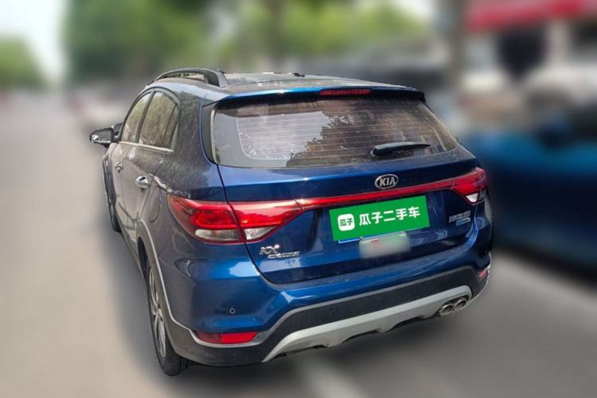 Used Kia KX Cross 2018 1.6L Automatic Dynamic Sunroof Version Rear Left 45 Deg