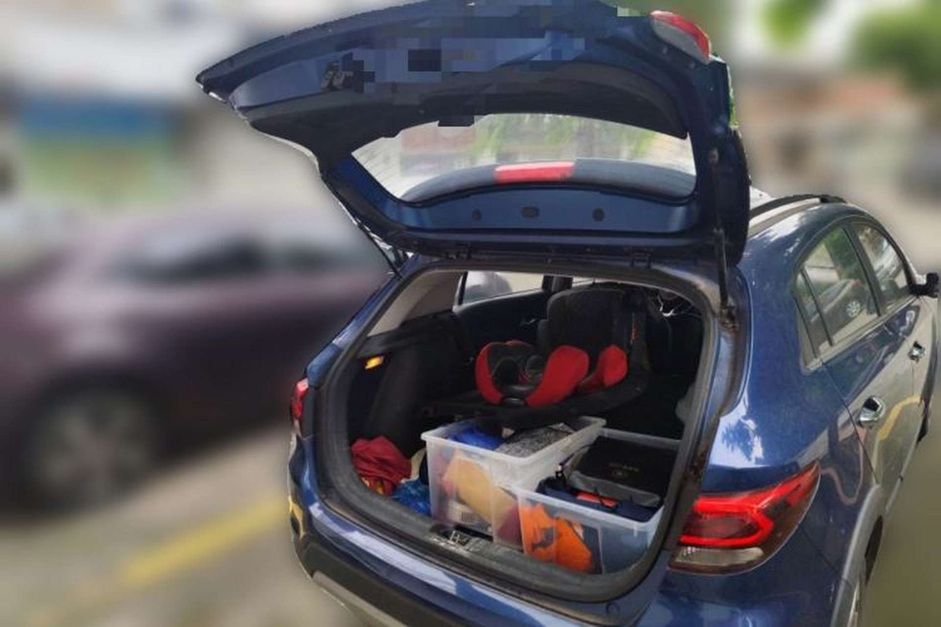 Used Kia KX Cross 2018 1.6L Automatic Dynamic Sunroof Version Trunk