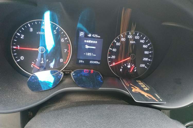 Used Kia KX Cross 2018 1.6L Automatic Dynamic Sunroof Version Odometer Close Up