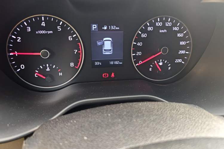 Used Kia KX Cross 2018 1.6L Automatic Dynamic Sunroof Version Odometer Close Up