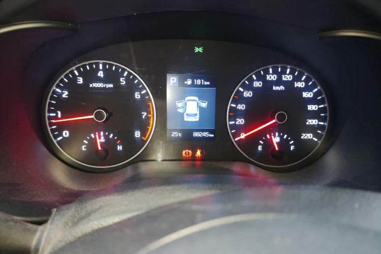 Used Kia KX Cross 2018 1.6L Automatic Dynamic Sunroof Version Odometer Close Up