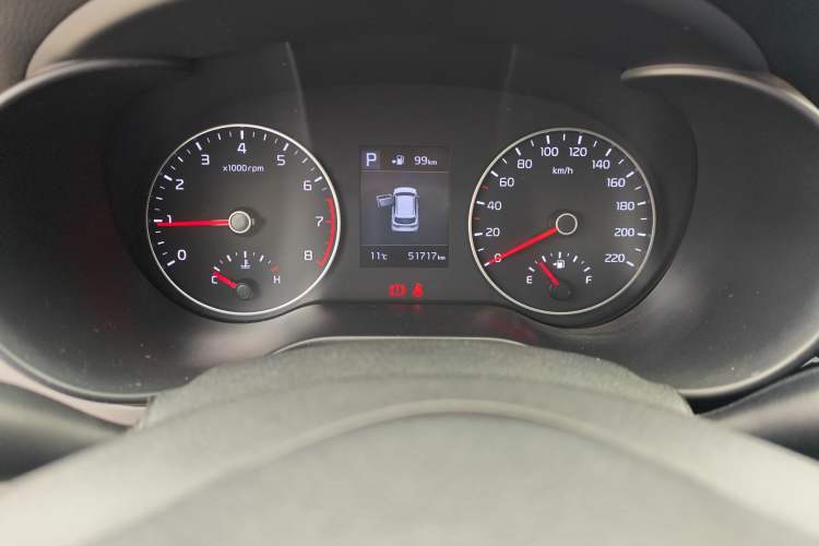 Used Kia KX Cross 2018 1.6L Automatic Dynamic Sunroof Version Odometer Close Up