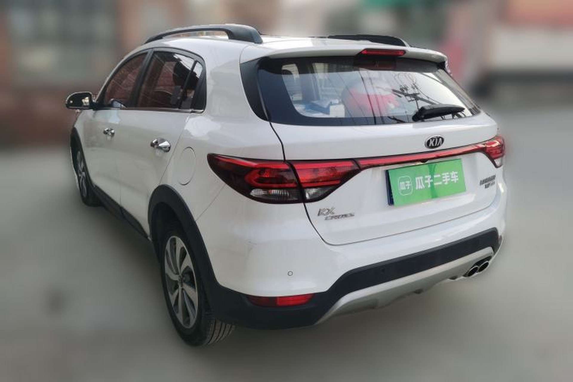 Used Kia KX Cross 2018 1.6L Automatic Dynamic Sunroof Version Rear Left 45 Deg