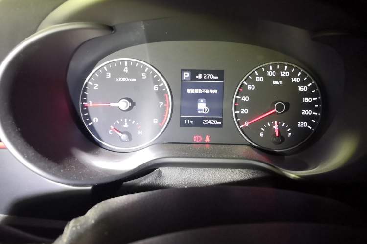 Used Kia KX Cross 2019 1.6L Automatic Dynamic Sunroof Version China VI Odometer Close Up