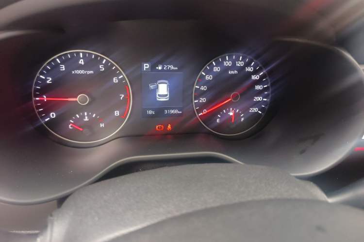 Used Kia KX Cross 2019 1.6L Automatic Dynamic Sunroof Version China VI Odometer Close Up