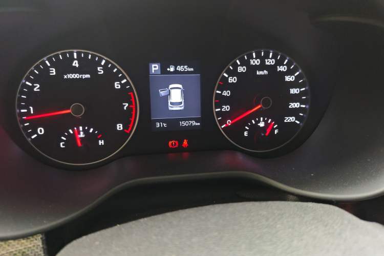 Used Kia KX Cross 2019 1.6L Automatic Dynamic Sunroof Version China VI Odometer Close Up