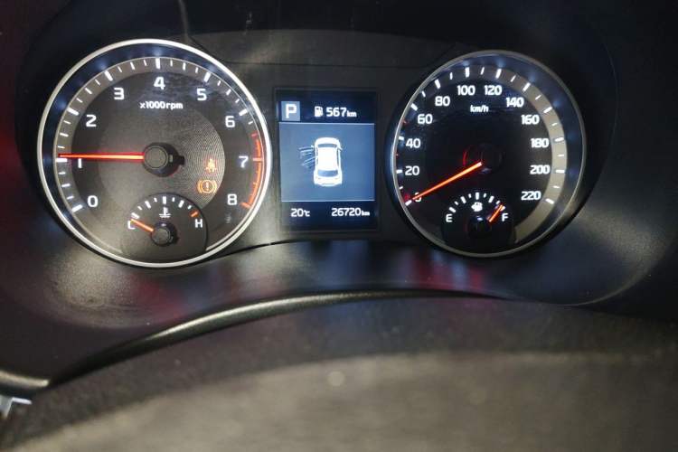 Used Kia kx1 Stonic 2019 1.4L Automatic Fun Edition China V Standard Odometer Close Up