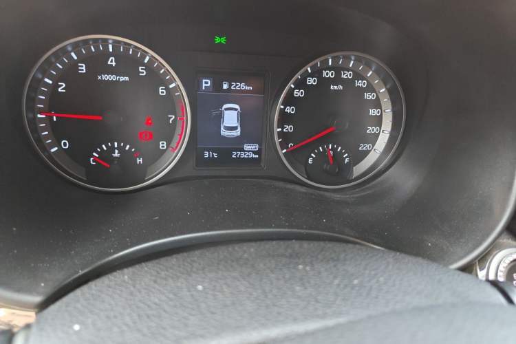 Used Kia kx1 Stonic 2021 1.4L CVT Sunroof Model Odometer Close Up
