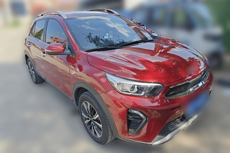 Used Kia kx1 Stonic 2021 1.4L CVT Fun Edition Front Right 45 Deg