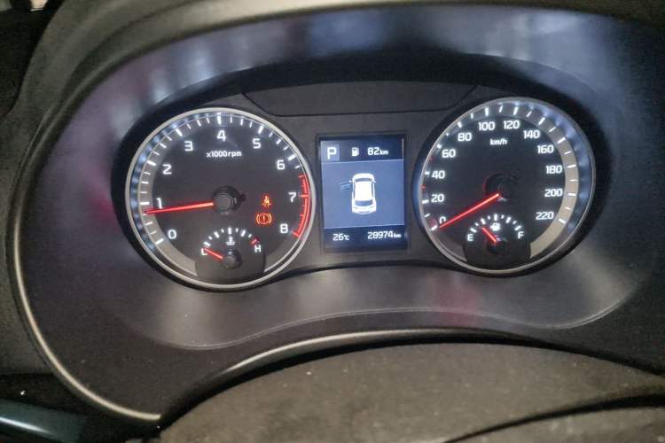 Used Kia kx1 Stonic 2021 1.4L CVT Sunroof Model Odometer Close Up