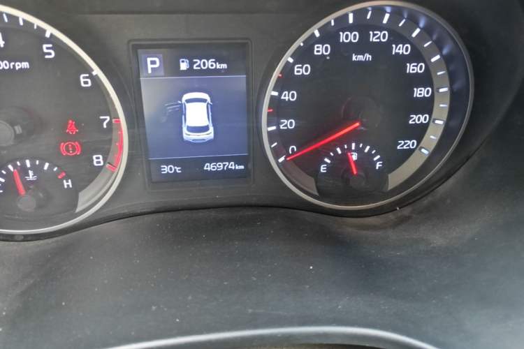 Used Kia kx1 Stonic 2021 1.4L CVT Fun Edition Odometer Close Up