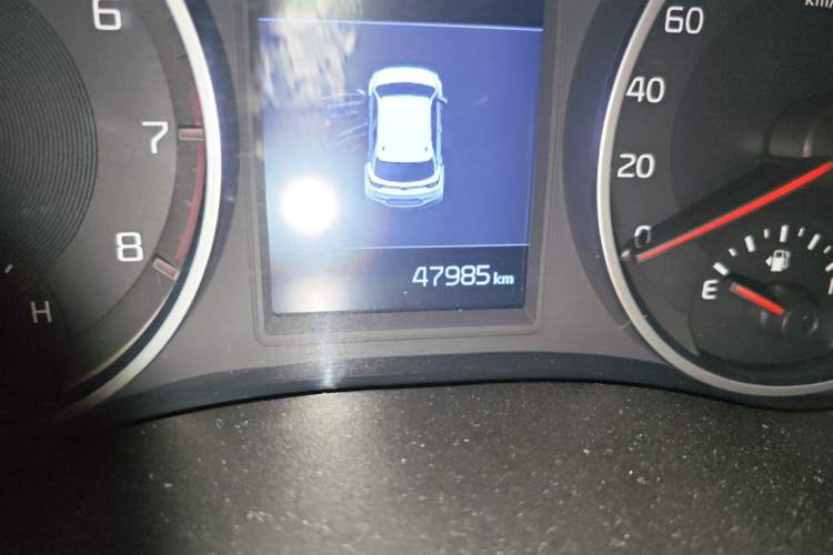 Used Kia kx1 Stonic 2021 1.4L Automatic Fun Edition Odometer Close Up