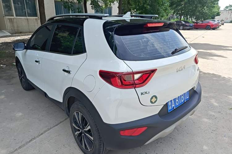 Used Kia kx1 Stonic 2021 1.4L CVT Sunroof Model Rear Left 45 Deg