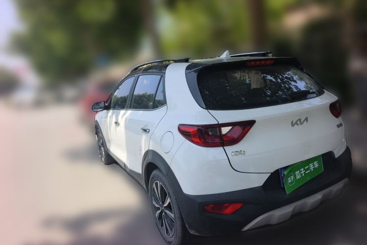 Used Kia kx1 Stonic 2021 1.4L CVT Sunroof Model Rear Left 45 Deg