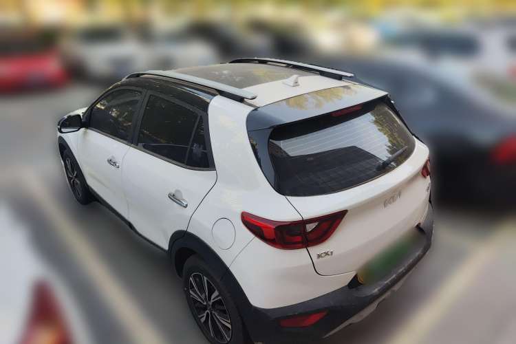 Used Kia kx1 Stonic 2021 1.4L CVT Fun & Sunroof Model Rear Left 45 Deg