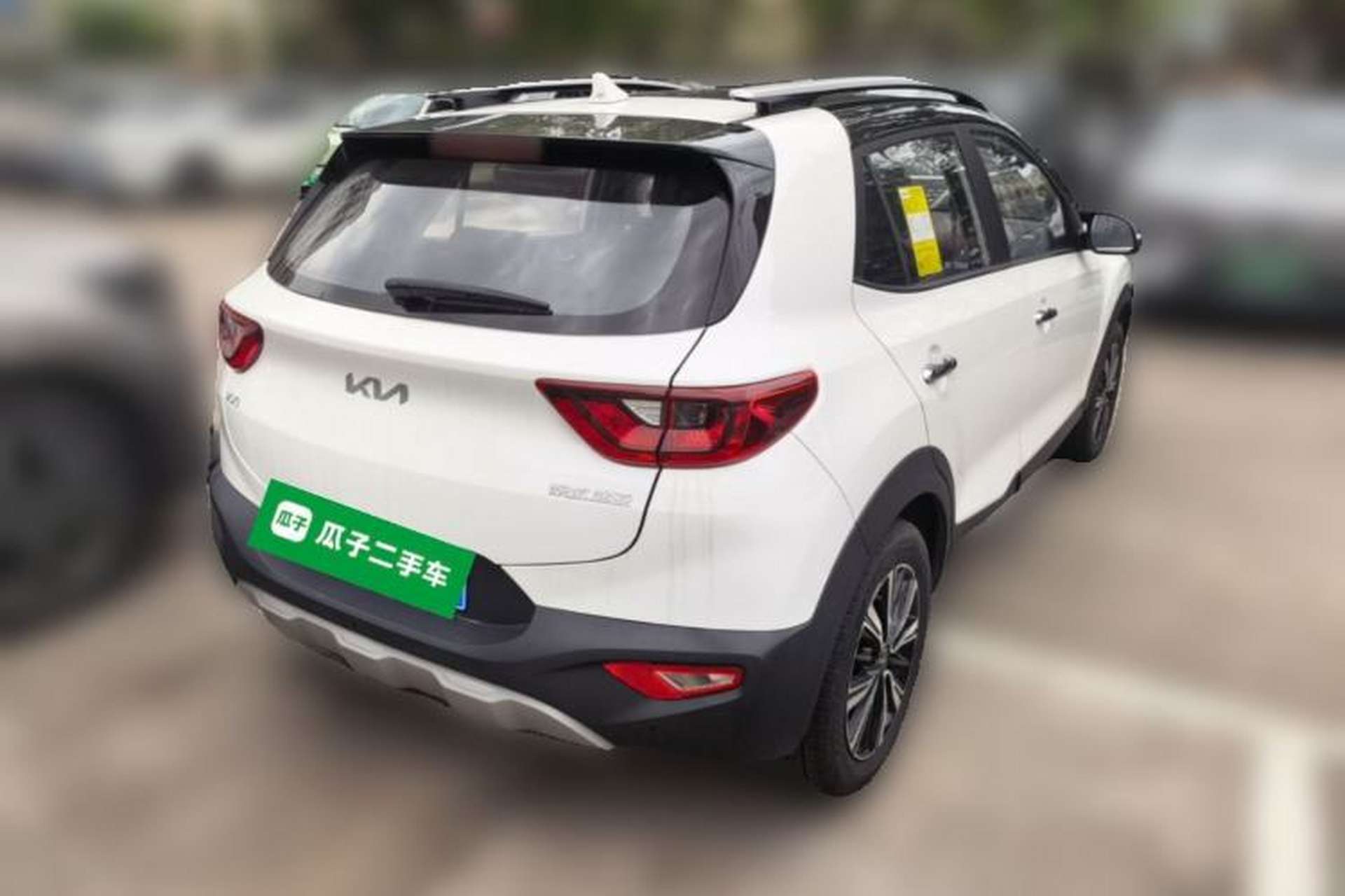 Used Kia kx1 Stonic 2021 1.4L CVT Fun & Sunroof Model Rear Right 45 Deg