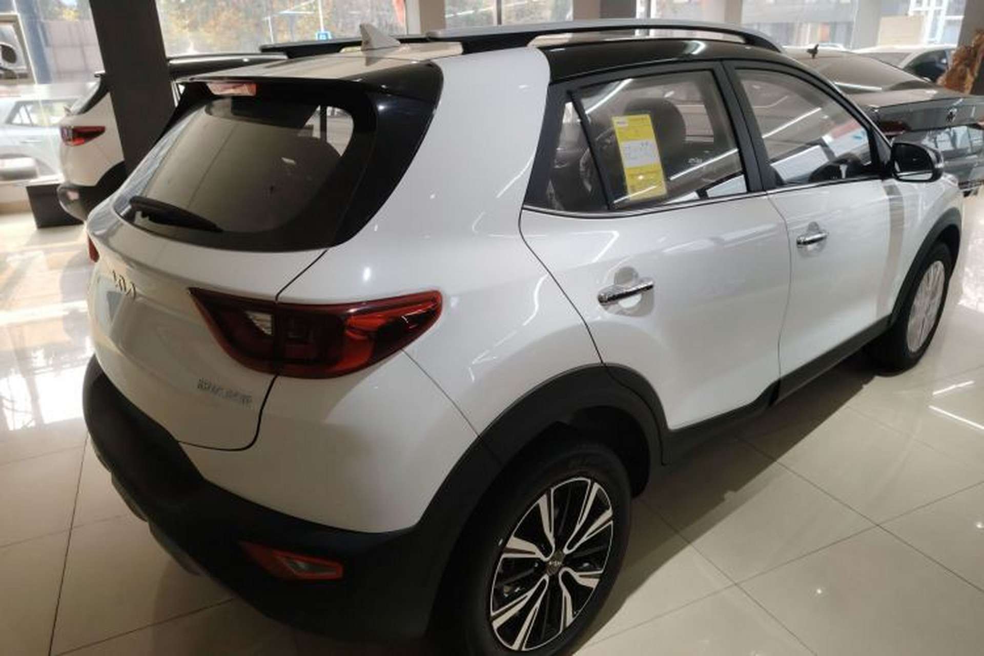 Used Kia kx1 Stonic 2021 1.4L CVT Sunroof Model Rear Right 45 Deg