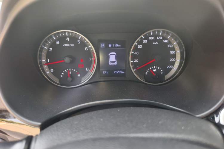 Used Kia kx1 Stonic 2021 1.4L CVT Fun & Sunroof Model Odometer Close Up