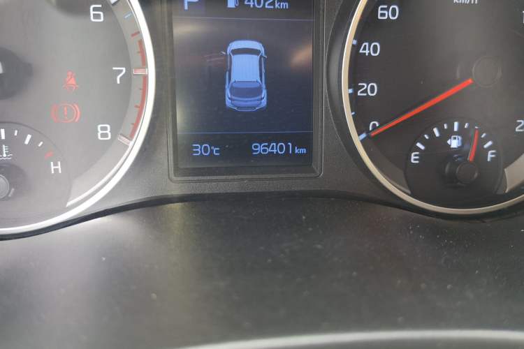 Used Kia kx1 Stonic 2021 1.4L CVT Sunroof Model Odometer Close Up