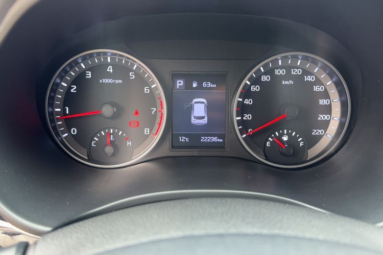 Used Kia kx1 Stonic 2021 1.4L CVT Fun & Sunroof Model Odometer Close Up