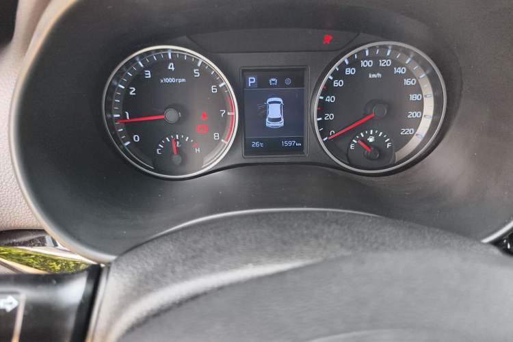 Used Kia kx1 Stonic 2026 Model 1.4L Fun Enjoyment Automatic Edition Odometer Close Up