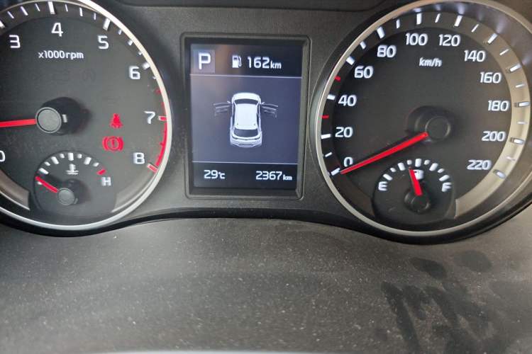 Used Kia kx1 Stonic 2026 Model 1.4L Sunroof Edition Odometer Close Up