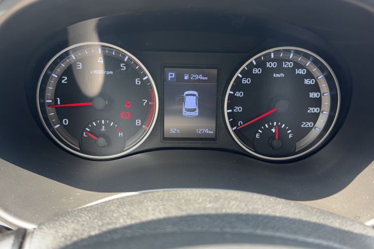Used Kia kx1 Stonic 2026 Model 1.4L Sunroof Edition Odometer Close Up